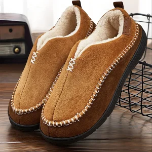 chaussons chauds homme