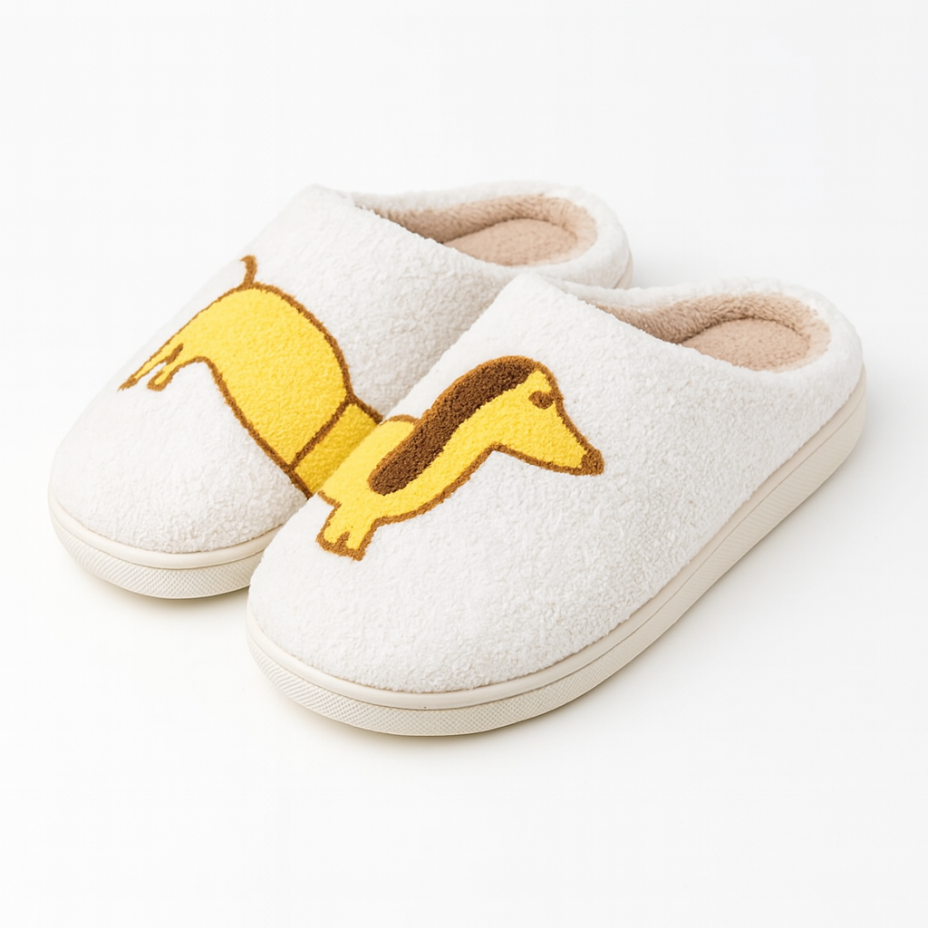 chausson chien saucisse design