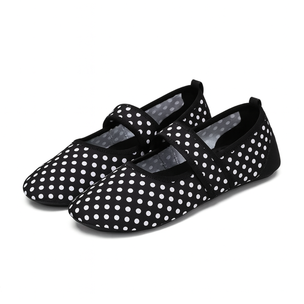 chausson ballerine pliable à motif