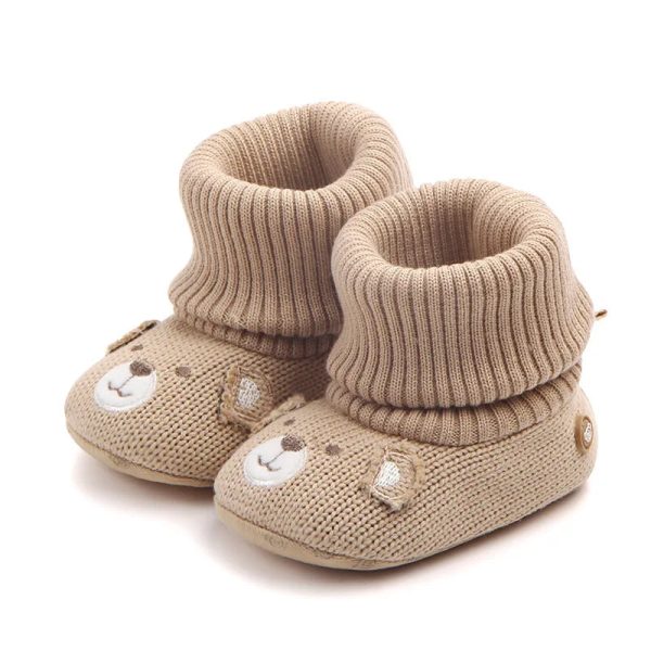 Chausson Bébé Tête Ours