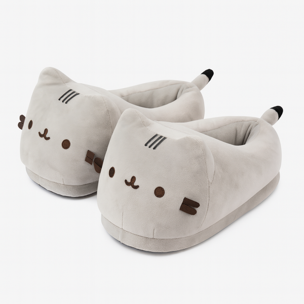 chausson doux Chat Kawaii