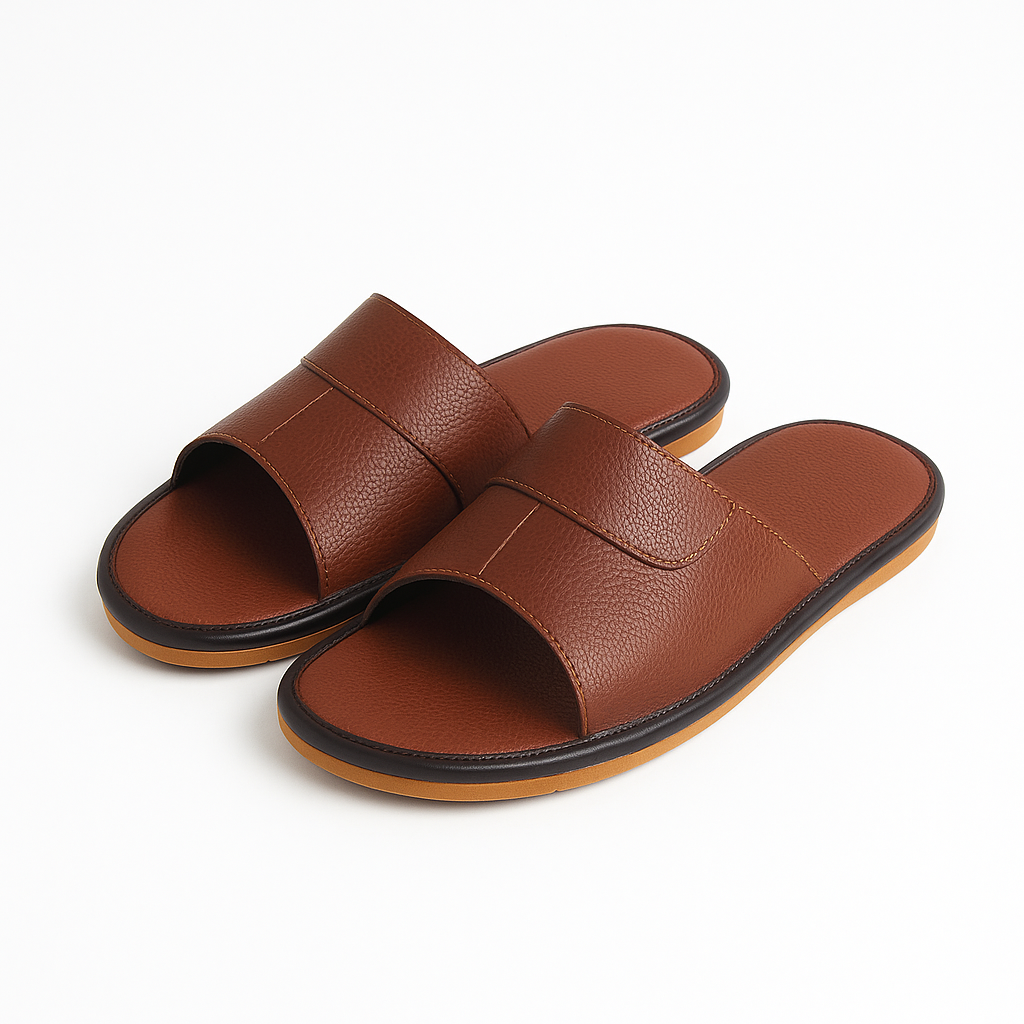 Chausson Cuir Sandale élégant