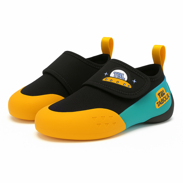 chaussure d'escalade enfants bleu