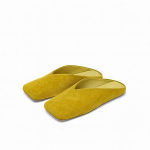 chausson femme cuir confort