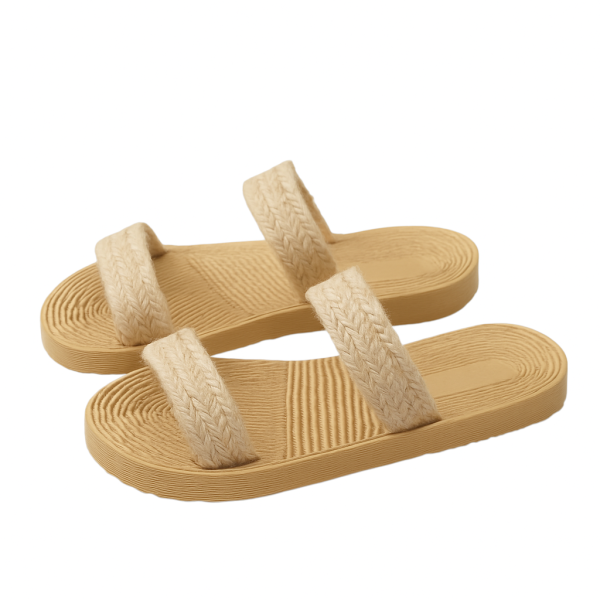 Chausson Imitation Paille Femme