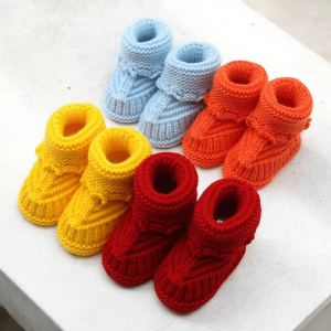 chaussons bebe tricot