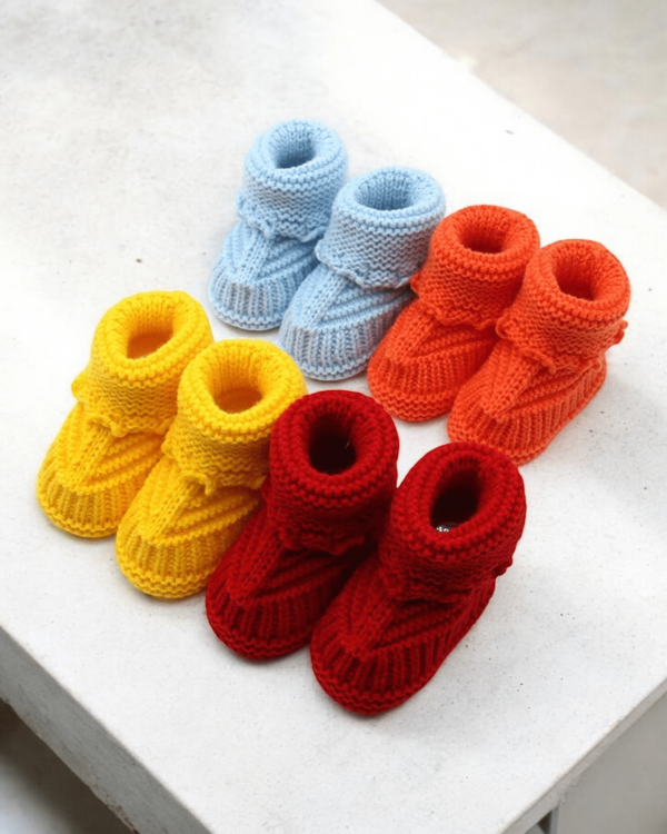 chaussons bebe tricot