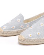 espadrilles pâquerettes pour femmes