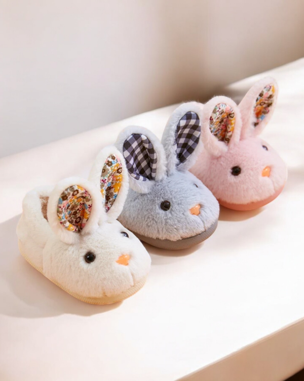 chaussons enfant lapin fantaisie
