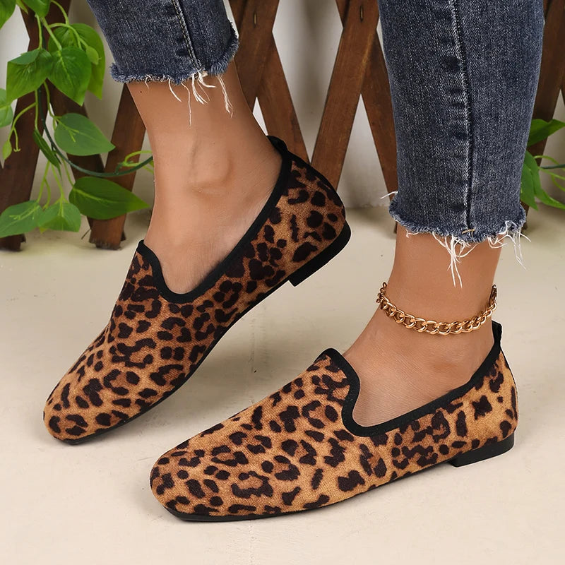 chaussons en faux suède