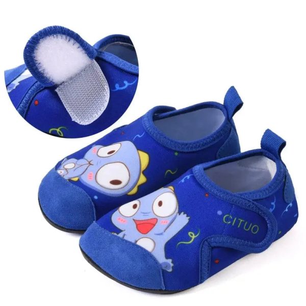 chaussons garçon à scratch singe