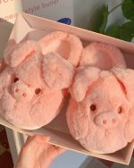 Chaussons animaux Cochon Mignon