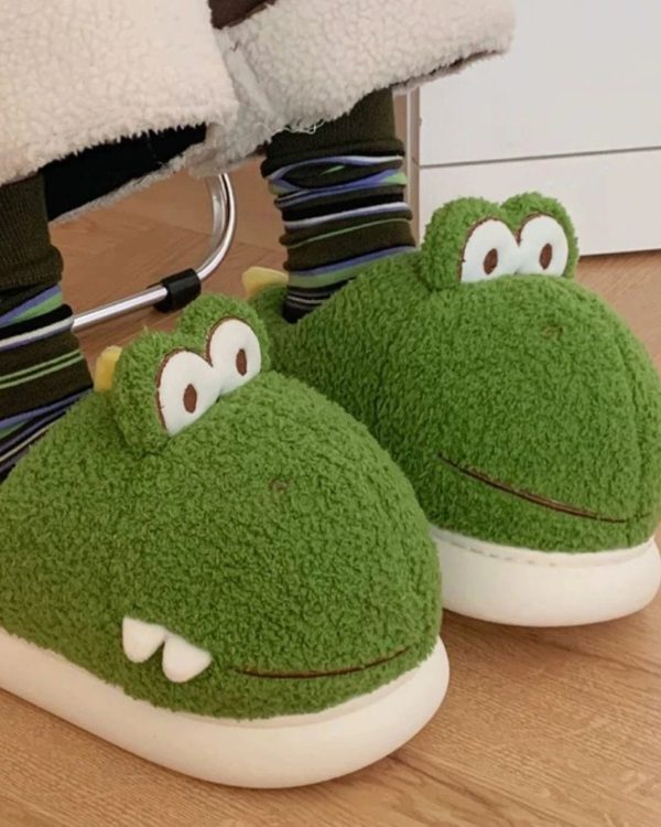 chaussons crocodile