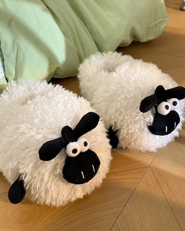 chaussons mouton rigolo