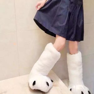 chaussons animaux pattes d'ours