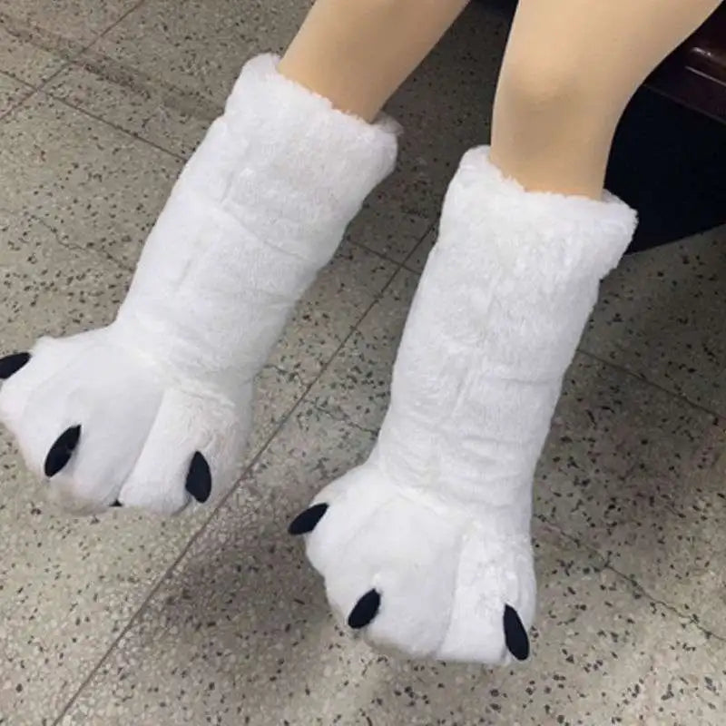 chaussons d'hiver pattes d'ours