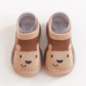chaussons chaussettes bébé ours