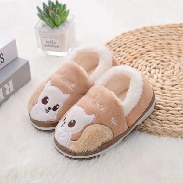 Chaussons charentaises marron
