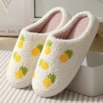 chaussons femme mules ananas