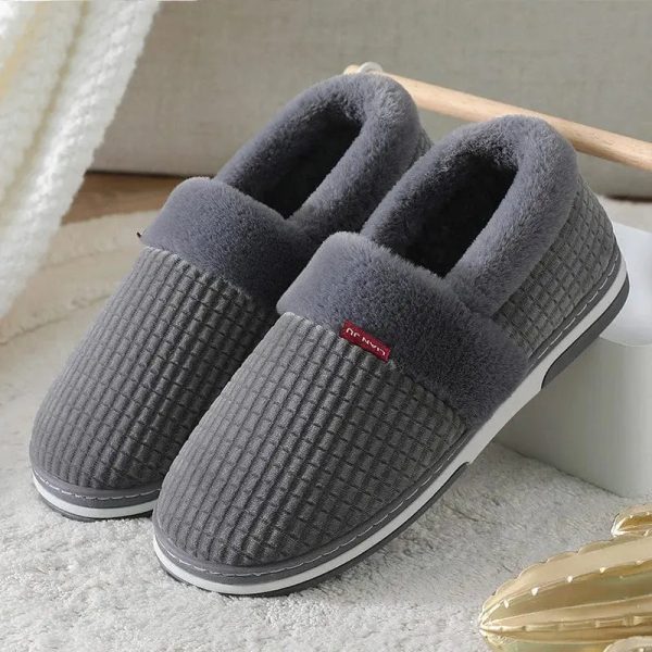 chaussons chauds fourrure