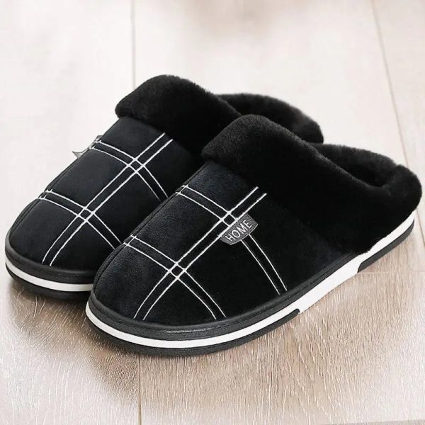 chaussons homme mules rayures