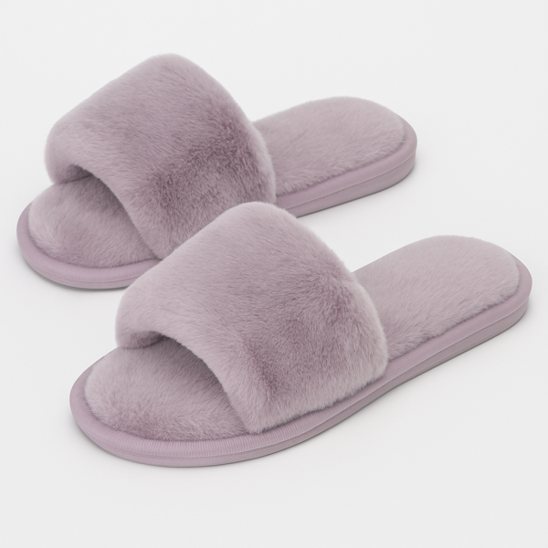 chaussons sans motif femme