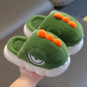 chaussons rigolo enfant dinosaure