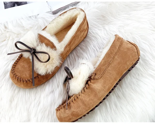 chaussons dorés mocassins femme