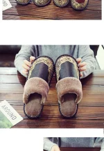 babouches confortables noir