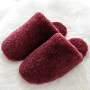 Chaussons femme Bordeaux cocooning