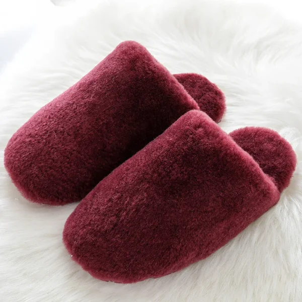 Chaussons femme Bordeaux cocooning