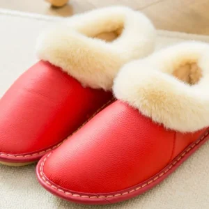 chaussons homme mouton intérieur laine chaude