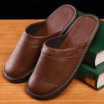pointure 47 chaussons cuir