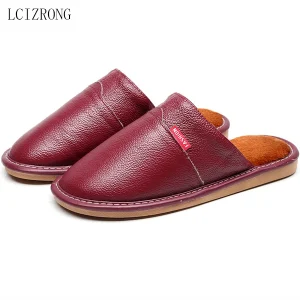 chaussons cuir homme luxe confort Bordeaux
