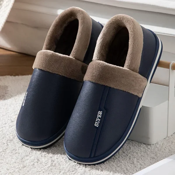 chaussons super chauds homme intérieur