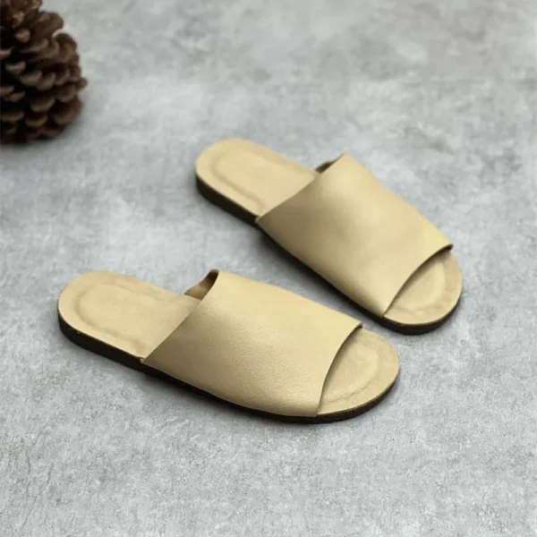 Chaussons cuir homme modernes
