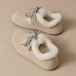 chaussons femme fourrés