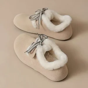 chaussons femme fourrés