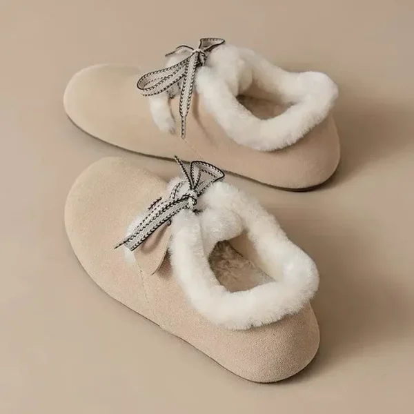 chaussons femme fourrés