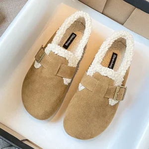 chaussons femme chauds nordiques traditionnels