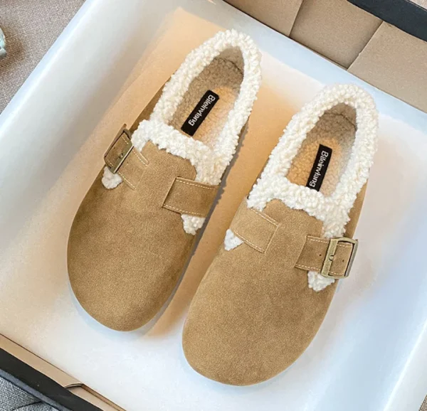 chaussons femme chauds nordiques traditionnels