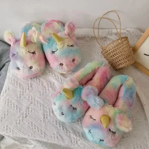 chaussons licorne humoristiques pour homme