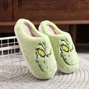chaussons mules Grinch