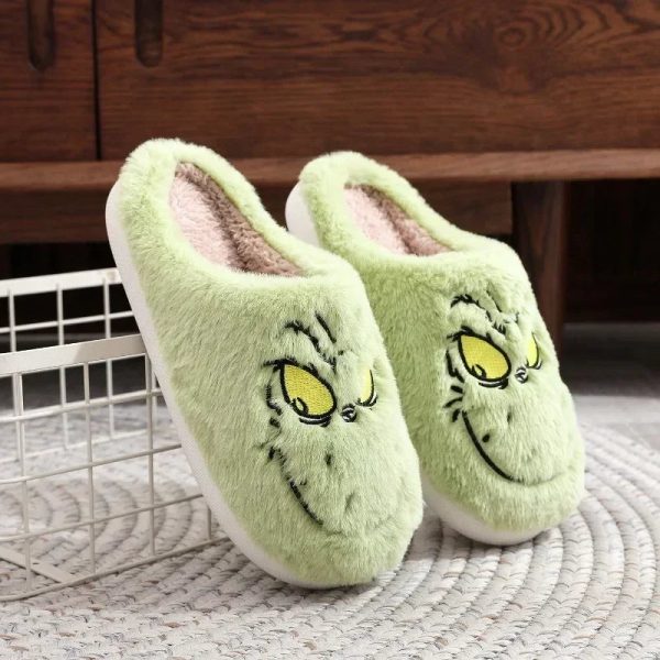 chaussons mules Grinch