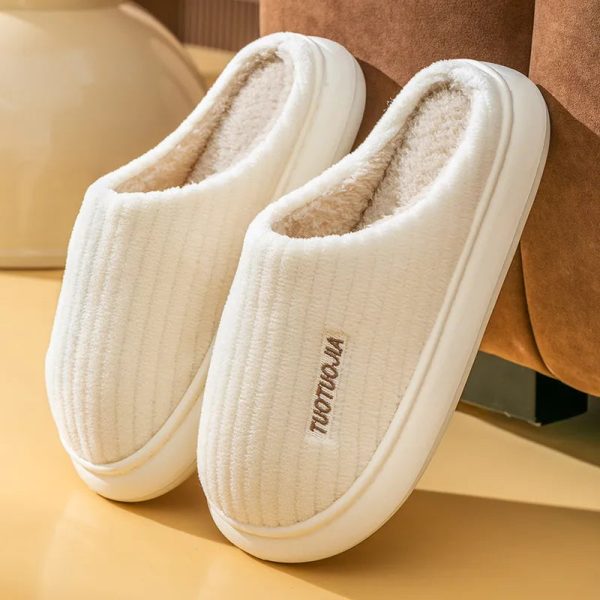 chaussons mules femme blancs classiques