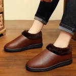 chaussons en laine de mouton pour homme