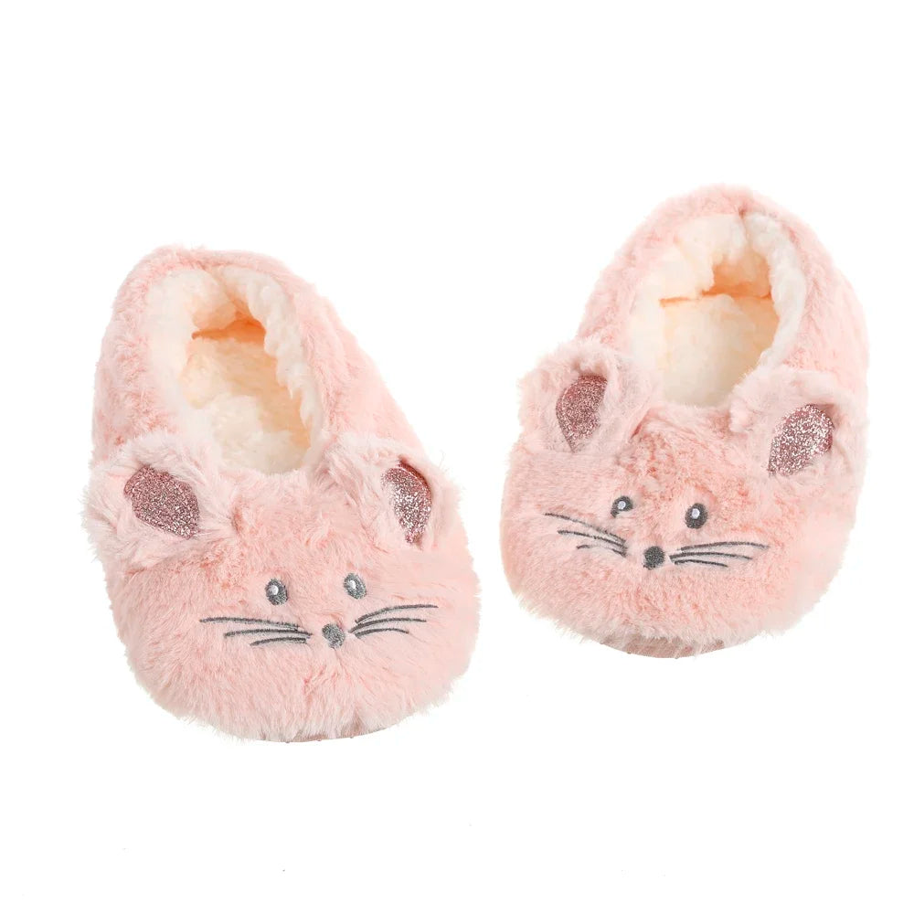 pantoufles souris femme