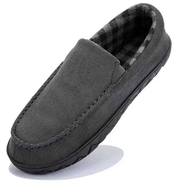 chaussons cuir homme luxe