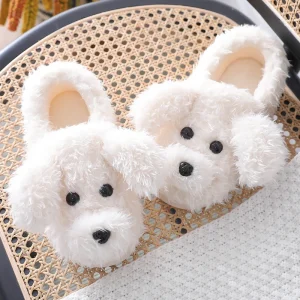 Chaussons chien t blancs confort