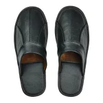 chaussons cuir homme élégants